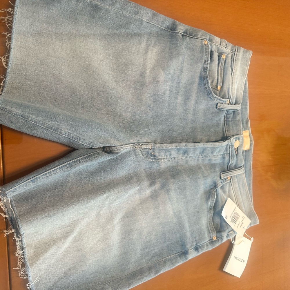 MOTHER Light Wash Women's Denim Shorts